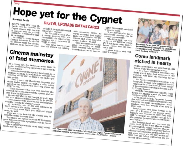 Southern Gazette, 5 March 2013. Page 7.